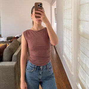 Free People Beige Top